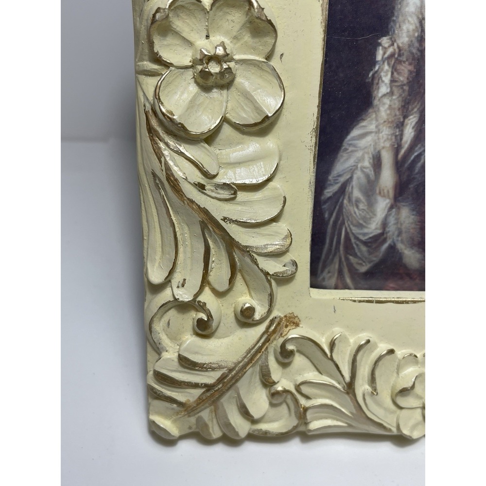 Ornate 4x6 Picture Frame Flowers Heavy 3D Raised - Picture 3 of 5
